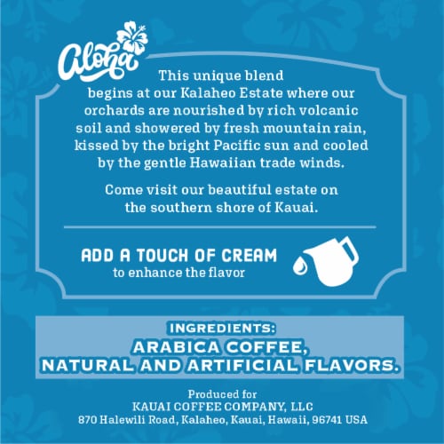Kauai® Coconut Caramel Crunch K-Cup® Coffee Pods Perspective: right
