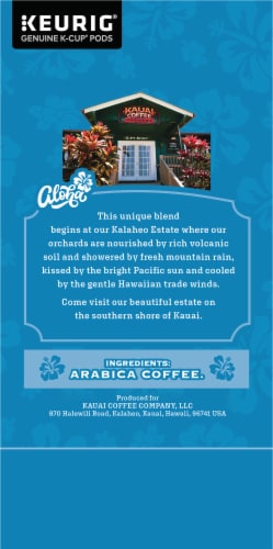 Kauai Coffee® Garden Isle Medium Roast K-Cup® Coffee Pods Perspective: right