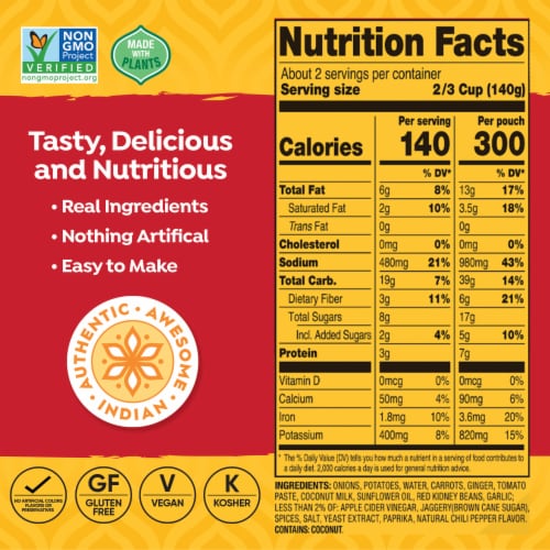 Tasty Bite® Hot & Spicy Indian Vindaloo Perspective: right