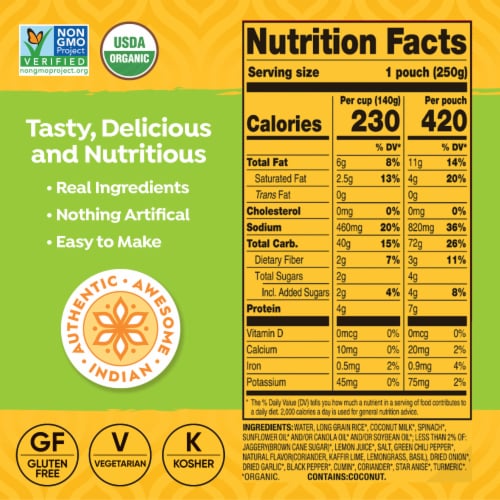 Tasty Bite® Thai Lime Rice Perspective: right