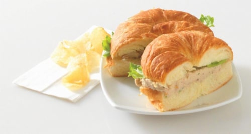 Fresh Kitchen Tuna Salad Croissant Perspective: right