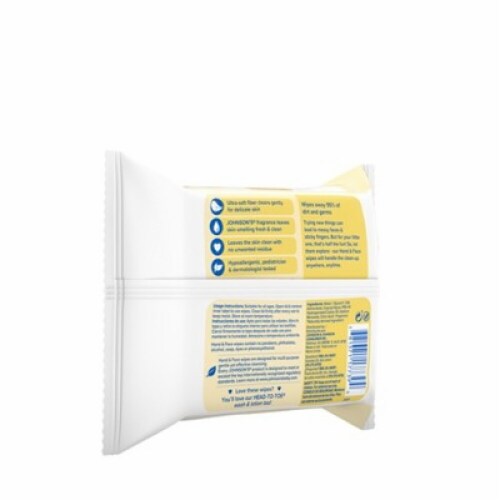 Johnson's Hand & Face Wipes (Pack of 36) Perspective: right