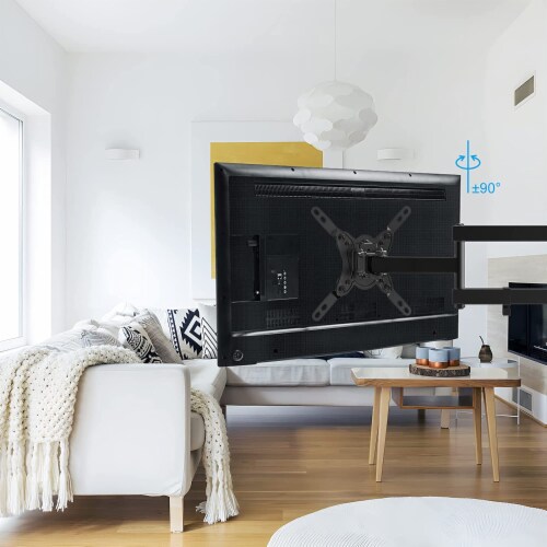 C-MOUNTS 19-43 Inch Flat Curved Screen Full Motion TV Monitor Wall Mount TV Bracket Perspective: right