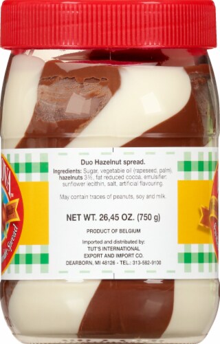 Dobrova Swirled Hazelnut & Vanilla Spread Perspective: right
