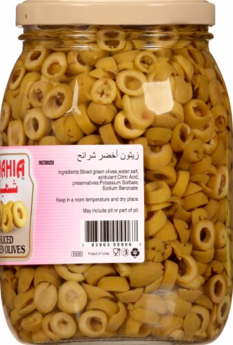 Shahia Sliced Green Olives Perspective: right