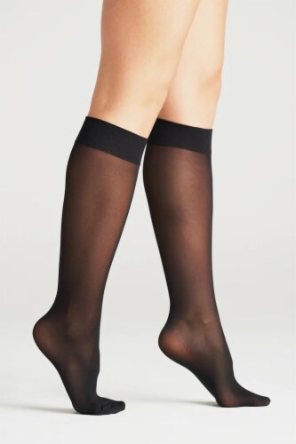 On The Go Opaque Black Trouser Socks Perspective: right