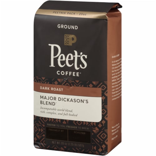 Peet's Coffee Major Dickason's Blend Dark Roast Ground Coffee Perspective: right