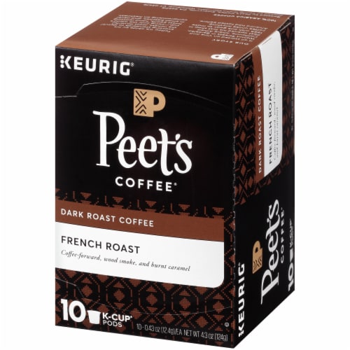 Peet's® French Roast Dark Roast K-Cup Coffee Pods Perspective: right