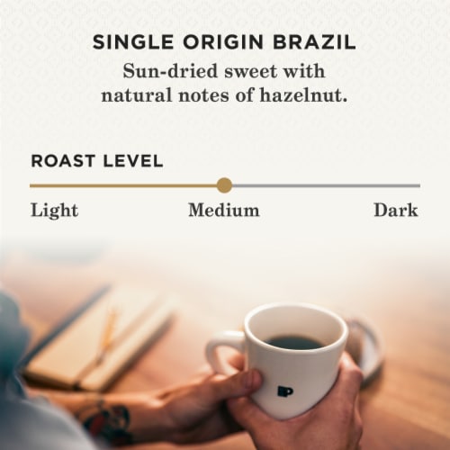 Peet's Coffee® Brazil Medium Roast K-Cup Coffee Pods Perspective: right