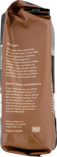 Peet's Coffee Decaf French Roast Dark Roast Ground Coffee Perspective: right