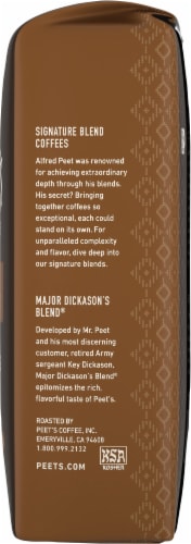 Peet's® Major Dickason's Blend® Dark Roast Whole Bean Coffee Perspective: right