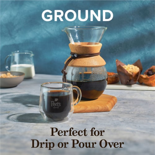 Peet's Coffee® Organic French Roast Dark Roast Ground Coffee Perspective: right