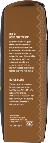 Peet's® Decaf House Blend Dark Roast Ground Coffee Perspective: right