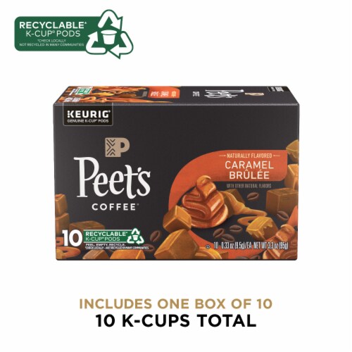 Peet's® Caramel Brûlée Light Roast K-Cup Coffee Pods Perspective: right