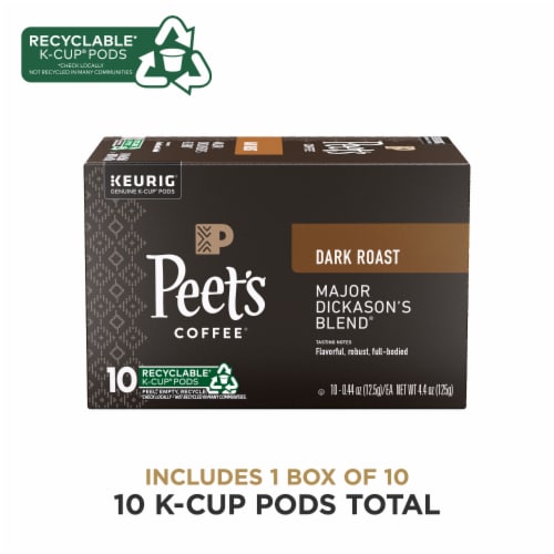 Peet's® Major Dickason's Blend® Dark Roast K-Cup® Coffee Pods Perspective: right