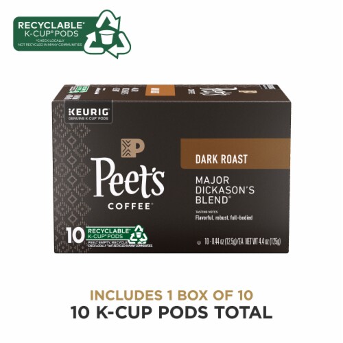 Peet's® Major Dickason's Blend® Dark Roast K-Cup® Coffee Pods Perspective: right