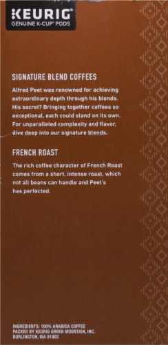 Peet's® French Roast Dark Roast K-Cup Coffee Pods Perspective: right