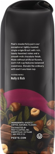 Peet's Coffee® Naturally Flavored Hazelnut Mocha Ground Coffee Perspective: right