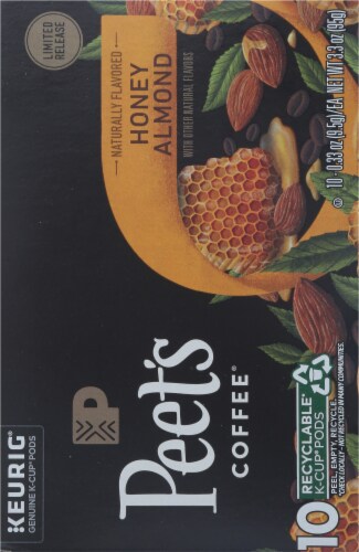 Peet's Coffee® Keurig® Recyclable Honey Almond K-Cup® Pods Perspective: right