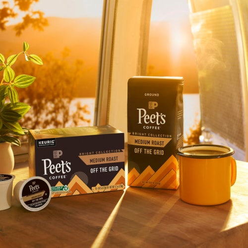 Peet's Off the Grid Medium Roast Ground 100% Arabica Coffee Perspective: right