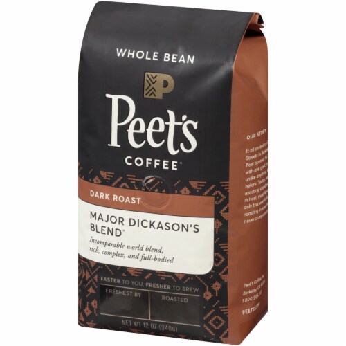 Peet's Coffee Major Dickason's Blend Dark Roast Whole Bean Coffee Perspective: right