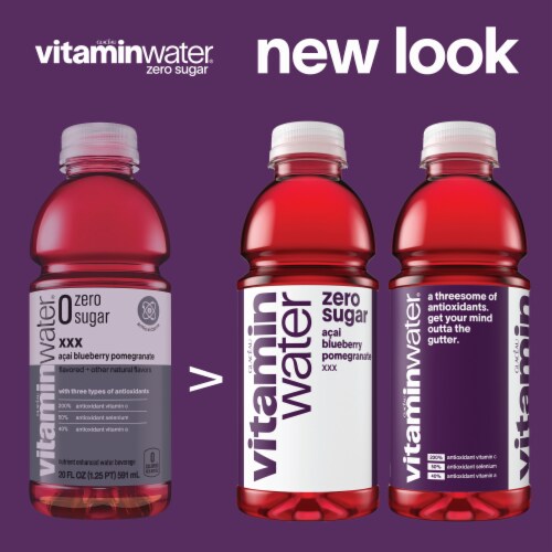 Vitaminwater® Zero Sugar Rise Orange Flavored Bottled Water Perspective: right