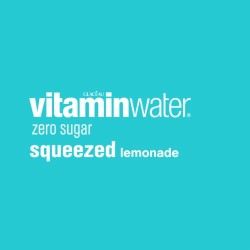 vitaminwater® Squeezed Lemonade Zero Sugar Flavored Bottled Water Beverages Perspective: right