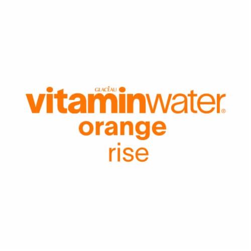 vitaminwater® Rise Orange Zero Sugar Flavored Bottled Water Beverages Perspective: right