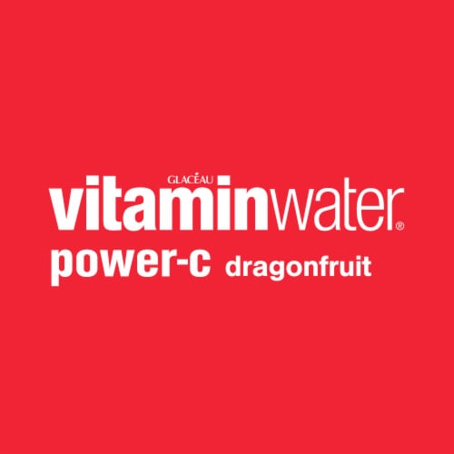 vitaminwater® Power-C Dragonfruit Flavored Bottled Water Beverages Perspective: right
