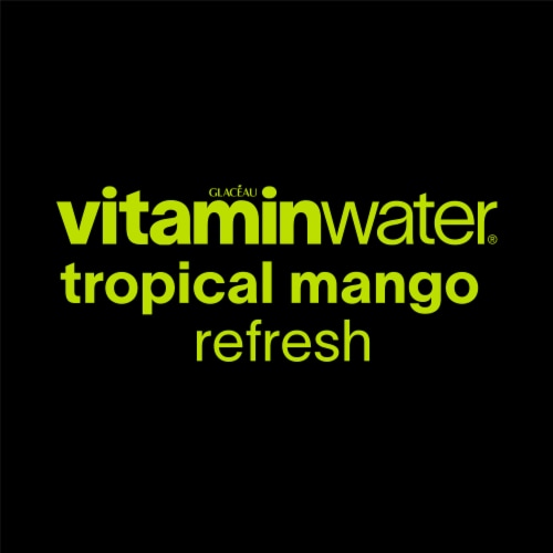 Vitaminwater® Refresh Tropical Mango Flavored Bottled Water Perspective: right