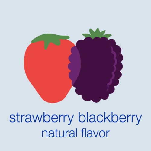Smartwater® Vapor Distilled Electrolyte Strawberry Blackberry Flavored Bottled Water Perspective: right