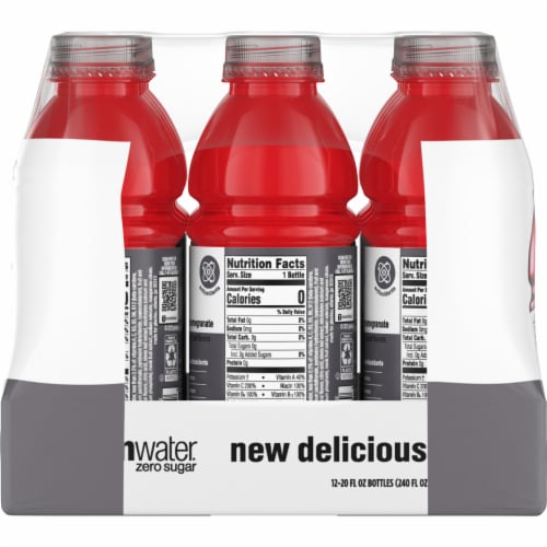 Vitaminwater® Zero Sugar XXX Açai Blueberry Pomegranate Bottled Water Perspective: right