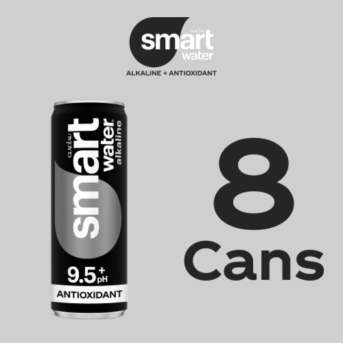 Smartwater® Alkaline With Antioxidant Water Cans Perspective: right