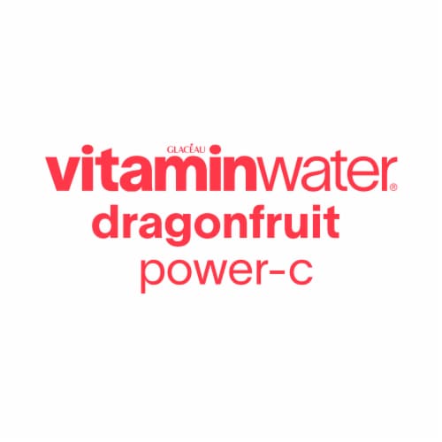 vitaminwater® Power-C Dragonfruit Zero Sugar Flavored Bottled Water Beverages Perspective: right