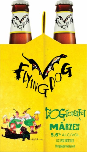 Flying Dog Dogtoberfest Marzen Beer Perspective: right