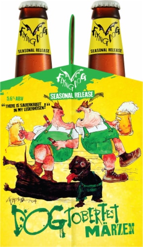 Flying Dog Seasonal Ale Perspective: right