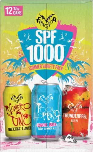 Flying Dog SPF 1000 Craft Beer Summer Variety Pack Perspective: right