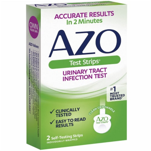 Azo Urinary Tract Infection Test Strips Perspective: right