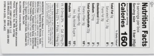 Lenny & Larry's® Cookies and Creme Cookie-Fied® Protein Bars Perspective: right