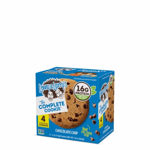 Lenny & Larry's® The Complete Cookie® Chocolate Chip Soft-Baked Cookies Perspective: right