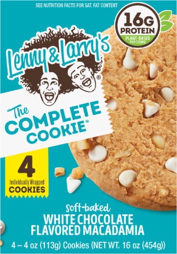 Lenny & Larry's® The Complete Cookie® White Chocolate Macadamia Cookies Perspective: right