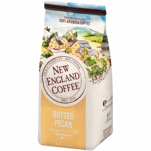 New England Coffee® Butter Pecan Medium Roast Ground Coffee Perspective: right
