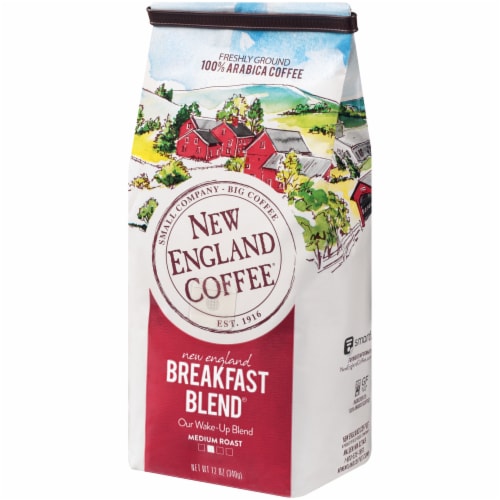 New England Coffee® Breakfast Blend Medium Roast Ground Coffee Perspective: right