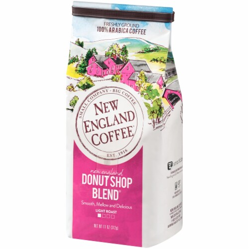 New England Coffee® Donut Shop Blend Light Roast Ground Coffee Perspective: right