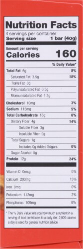 ONE BAR Peanut Butter Chocolate Chip Protein Bars Perspective: right