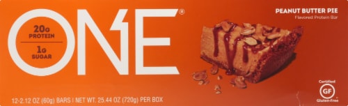 ISS Research OhYeah!® One Peanut Butter Pie Protein Bar - 12 Count Perspective: right