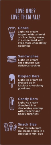 Skinny Cow® Chocolate Fudge Ice Cream Cones Perspective: right