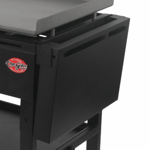 Char-Griller Flat Iron 4-Burner Gas Griddle - Black Perspective: right