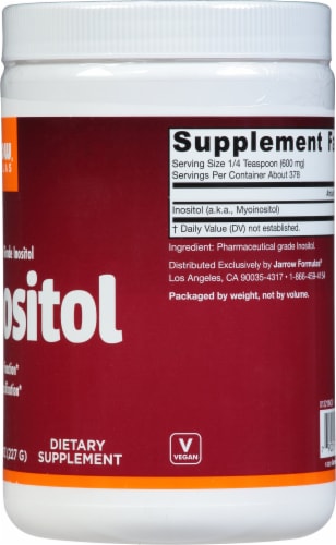 Jarrow Formulas Inositol Powder Perspective: right