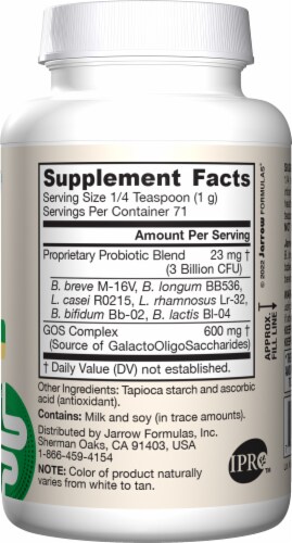 Jarrow Formulas Baby's Jarro-Dophilus Plus FOS Probiotic Powder Perspective: right